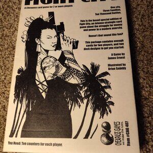 FIGHT CITY: Cheap Ass Games - Out of Print - Rare!